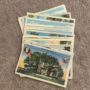 Vintage Gettysburg Postcards